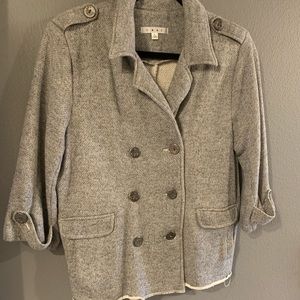 CAbi cropped sweater blazer